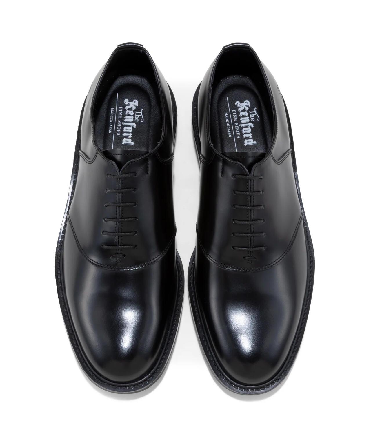 The Kenford Fineshoes ケンフォード ファインシューズ 男士黑色 MENS CLASSIC SADDLE 皮鞋