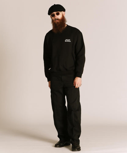 B.S. CREW SWEAT 黑羊圖案圓領衛衣