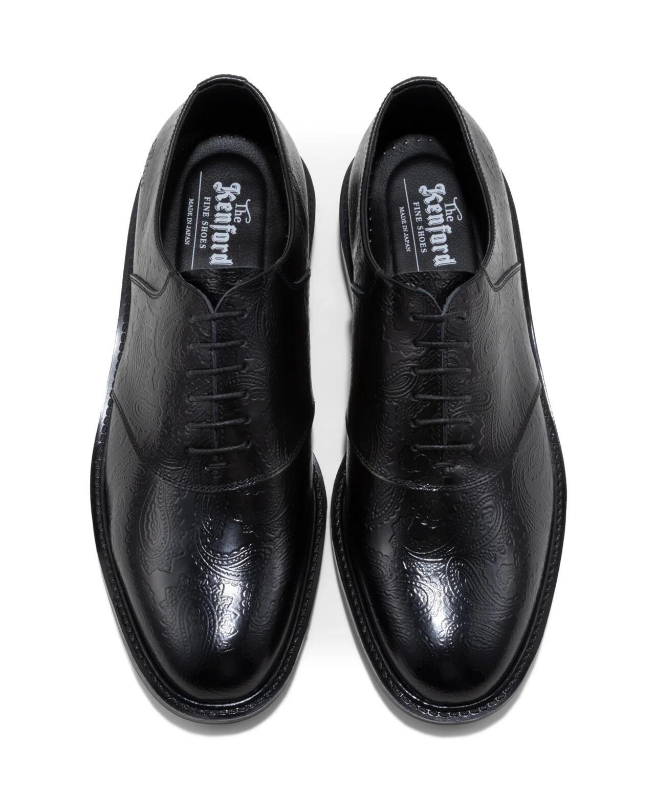 男士CLASSIC SADDLE設計 BLACK PAISLEY圖案 鞋