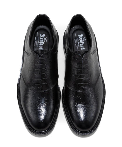 男士CLASSIC SADDLE設計 BLACK PAISLEY圖案 鞋