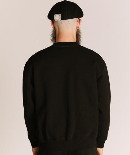 B.S. CREW SWEAT 黑羊圖案圓領衛衣