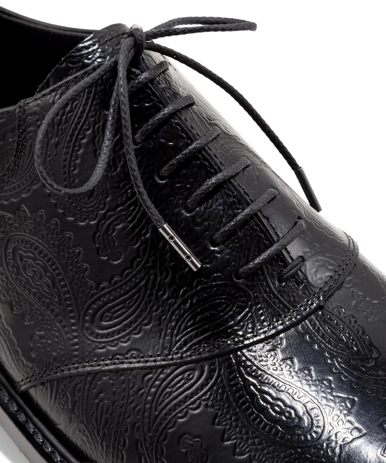 男士CLASSIC SADDLE設計 BLACK PAISLEY圖案 鞋