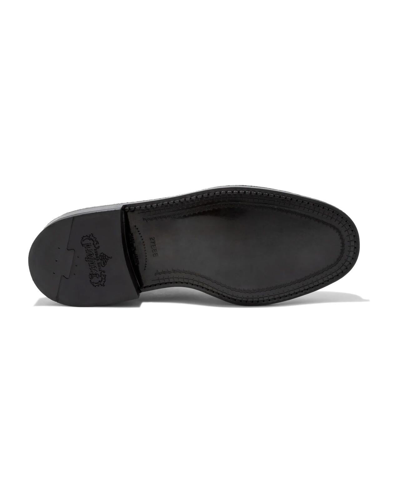 Kenford Fineshoes MENS CLASSIC PLAIN TOE BLACK PAISLEY 男士皮鞋