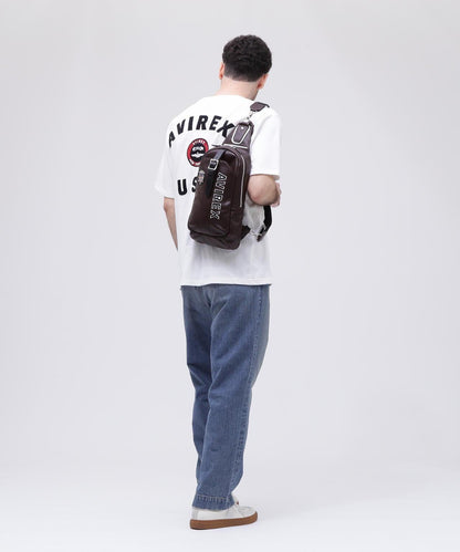 VARSITY LEATHER ONE SHOULDER BAG 單肩包 AVX5629