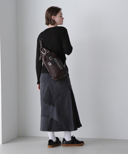 VARSITY LEATHER ONE SHOULDER BAG 單肩包 AVX5629