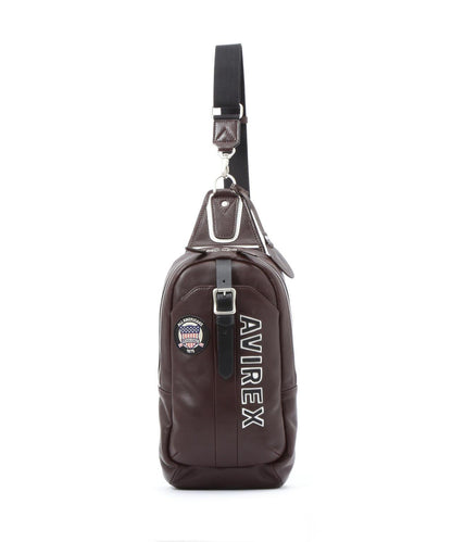 VARSITY LEATHER ONE SHOULDER BAG 單肩包 AVX5629