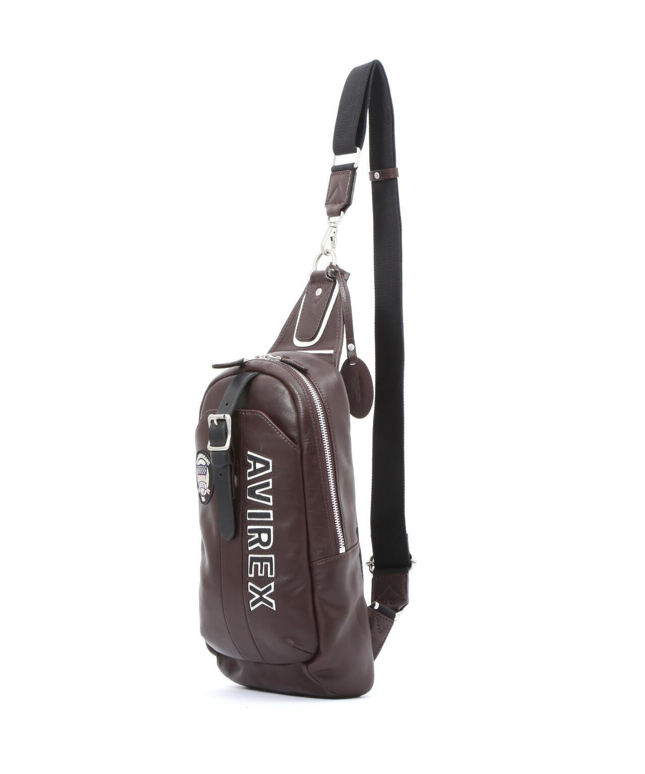 VARSITY LEATHER ONE SHOULDER BAG 單肩包 AVX5629
