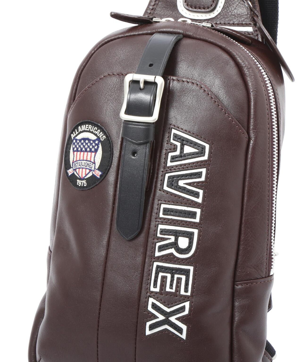 VARSITY LEATHER ONE SHOULDER BAG 單肩包 AVX5629