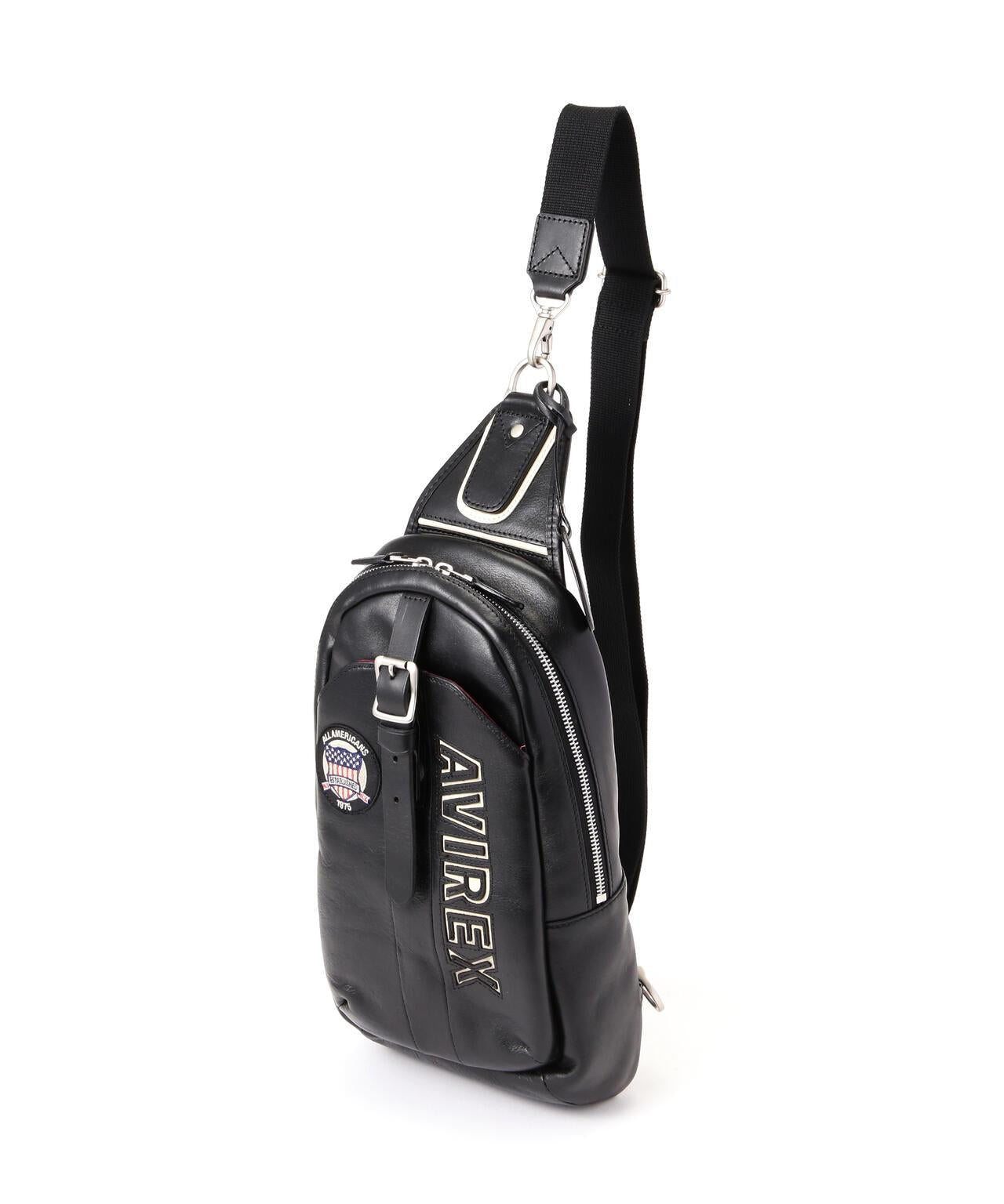 VARSITY LEATHER ONE SHOULDER BAG 單肩包 AVX5629