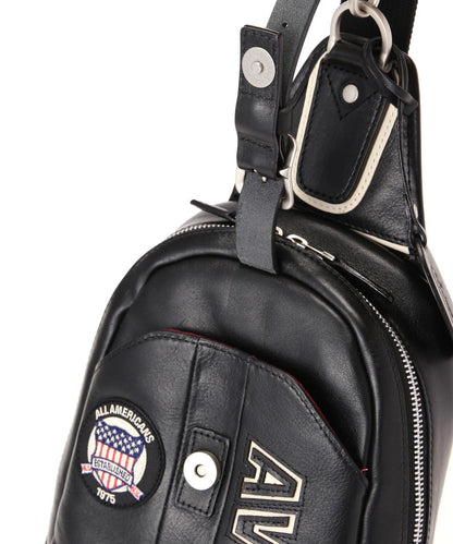VARSITY LEATHER ONE SHOULDER BAG 單肩包 AVX5629