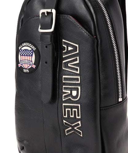 VARSITY LEATHER ONE SHOULDER BAG 單肩包 AVX5629