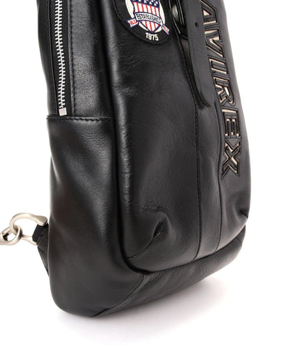 VARSITY LEATHER ONE SHOULDER BAG 單肩包 AVX5629