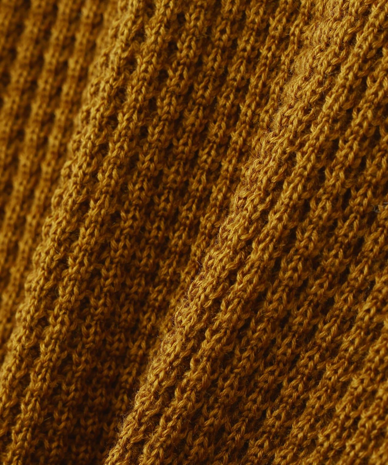 Zip Waffle Knit Hoodie 華夫格針織拉鍊連帽衫
