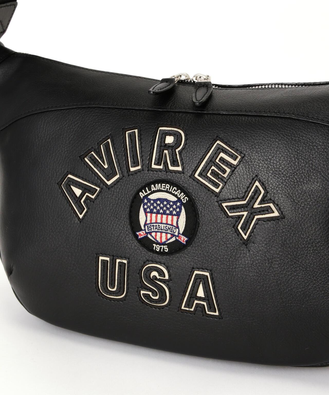 VARSITY LEATHER 皮質hobo包 AVX5650