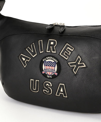 VARSITY LEATHER 皮質hobo包 AVX5650