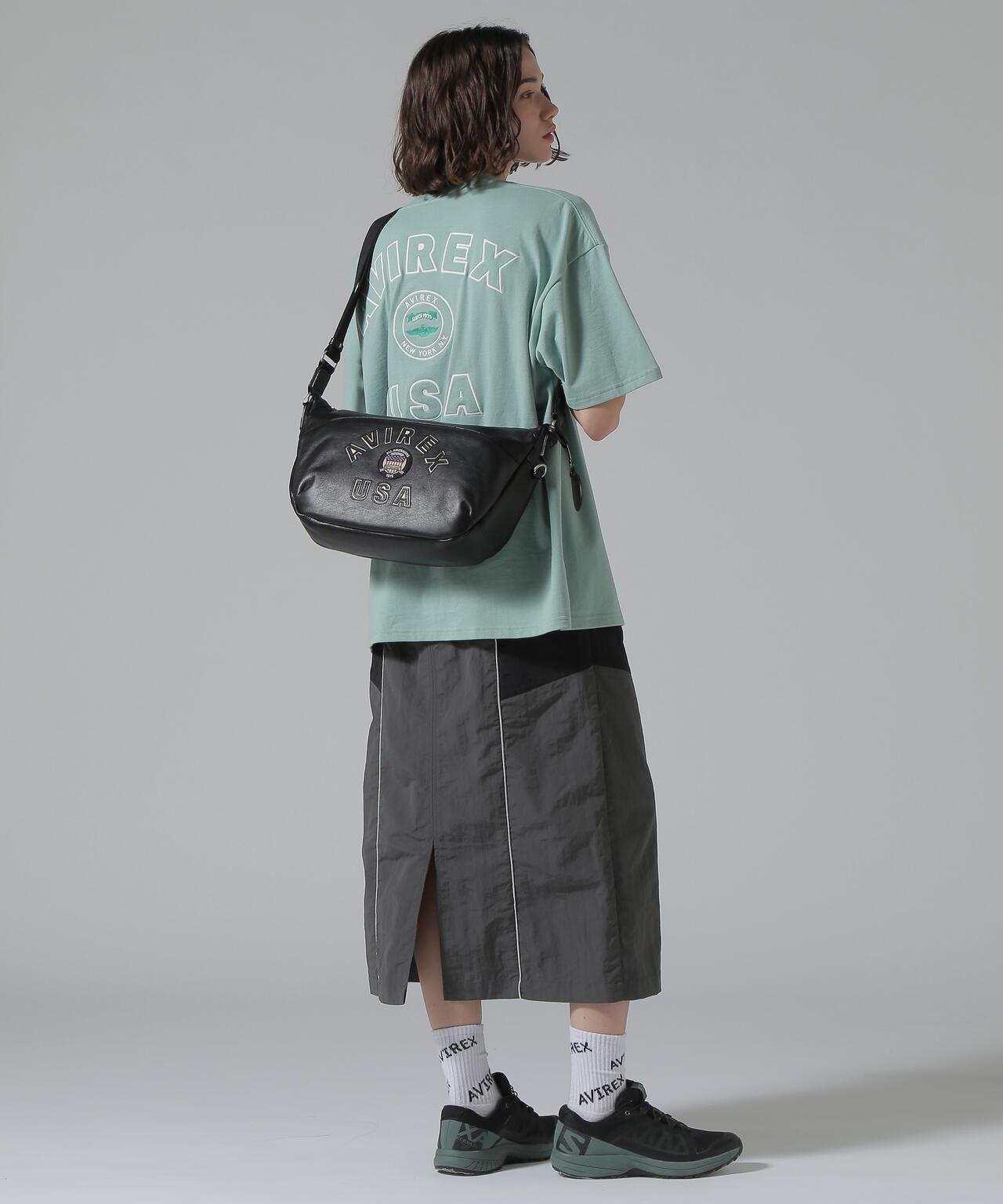 VARSITY LEATHER 皮質hobo包 AVX5650
