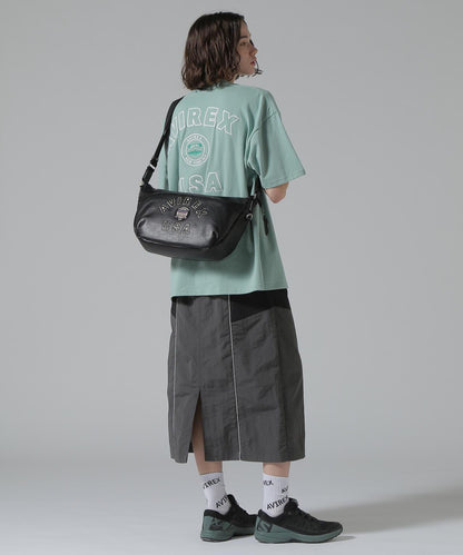 VARSITY LEATHER 皮質hobo包 AVX5650