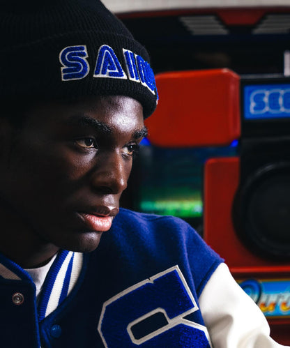 SAINT MICHAEL SG KNIT CAP SAINT SEGA 黑色針織帽