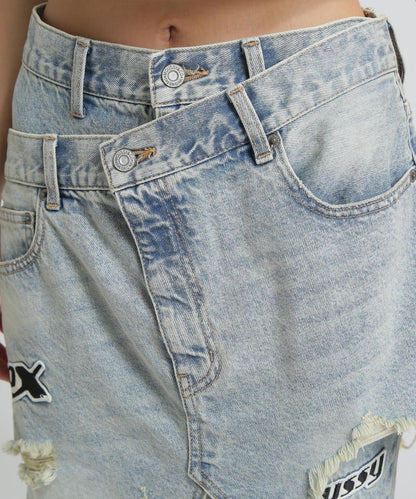 AVIREX×MOUSSY TWIN SLIM FLARE DENIM PANTS 牛仔褲