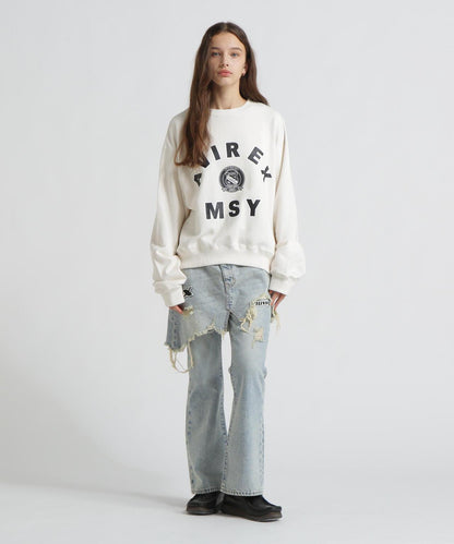 《AVIREX×MOUSSY》SWEAT 衛衣