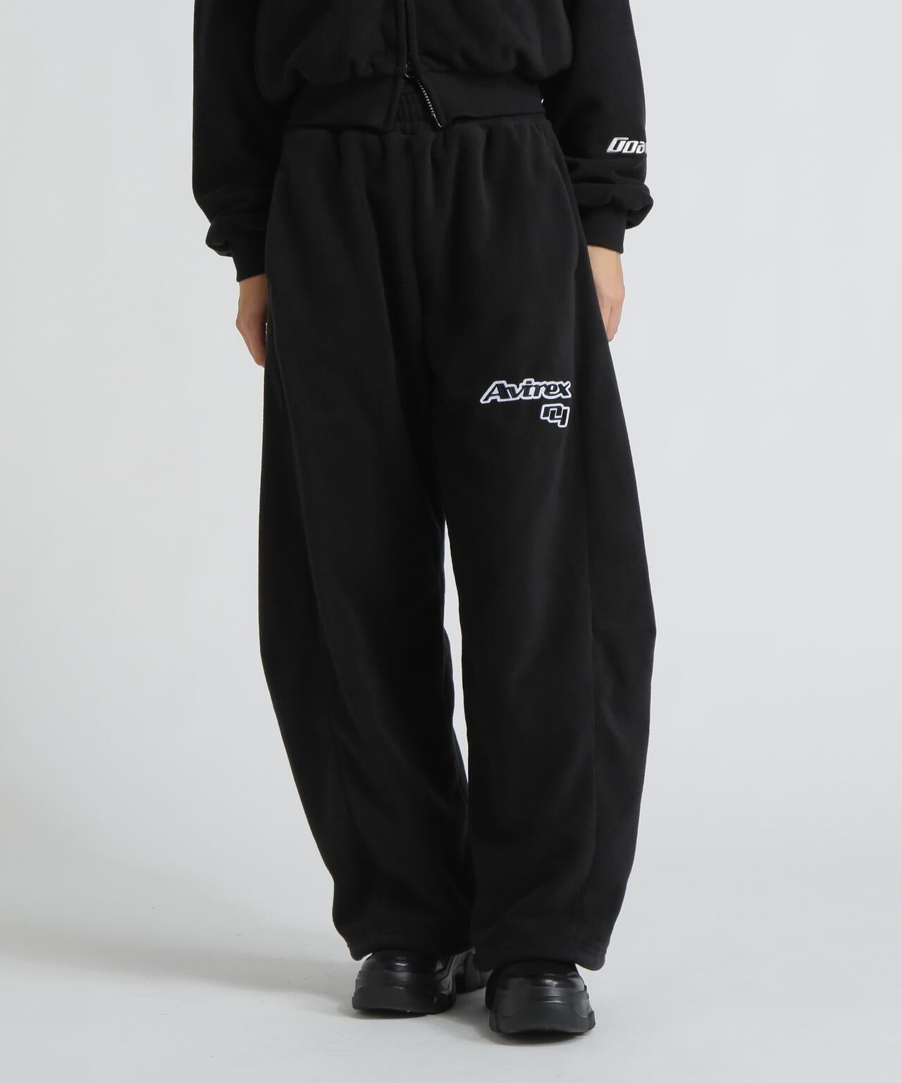AVIREX×MOUSSY FLEECE 抓絨褲