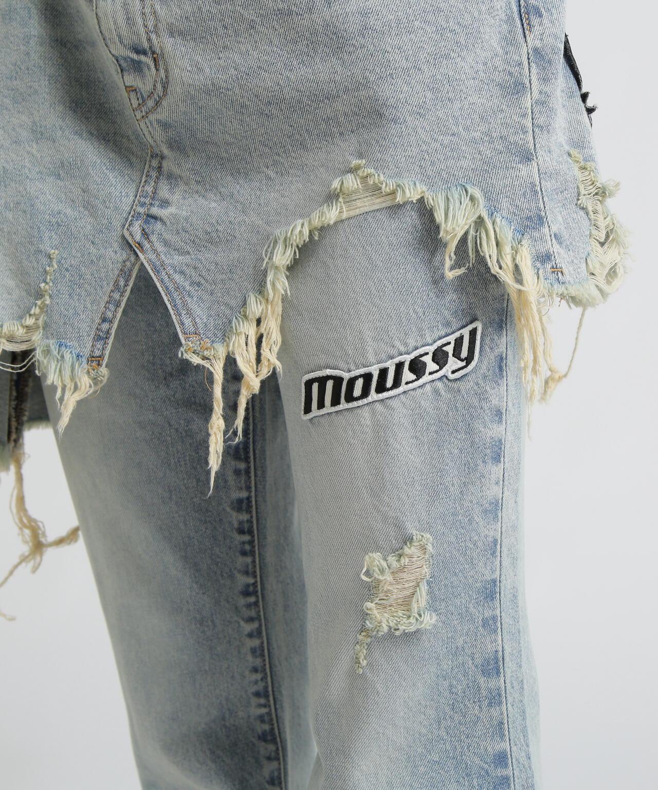 AVIREX×MOUSSY TWIN SLIM FLARE DENIM PANTS 牛仔褲