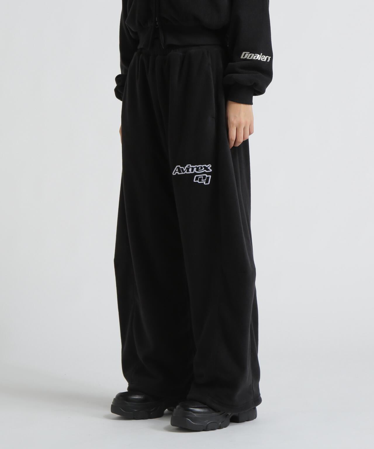 AVIREX×MOUSSY FLEECE 抓絨褲