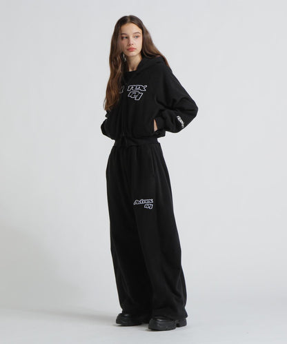 AVIREX×MOUSSY FLEECE 抓絨褲