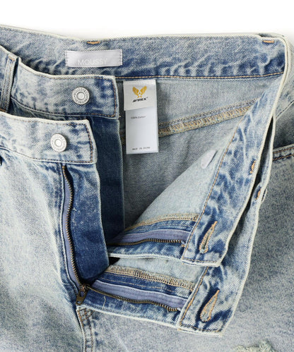 AVIREX×MOUSSY TWIN SLIM FLARE DENIM PANTS 牛仔褲