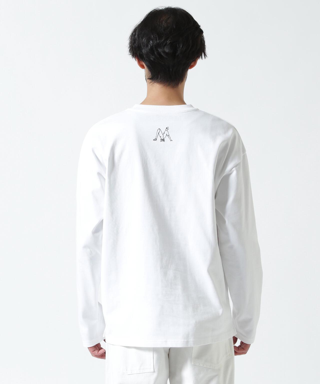 多心形圖案長袖T恤 maxsix MALTI HEART L/S TEE