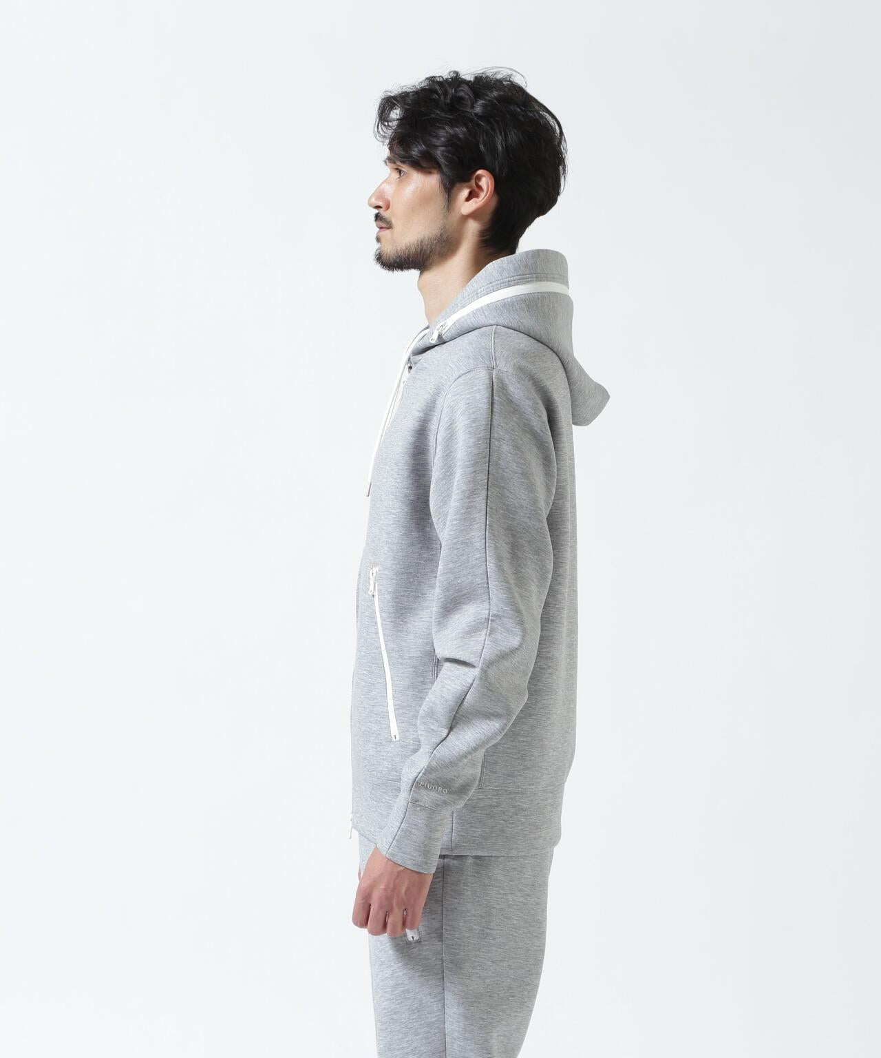 PIUORO CARDBOARD ZIP HOODIE 拉鍊連帽衛衣