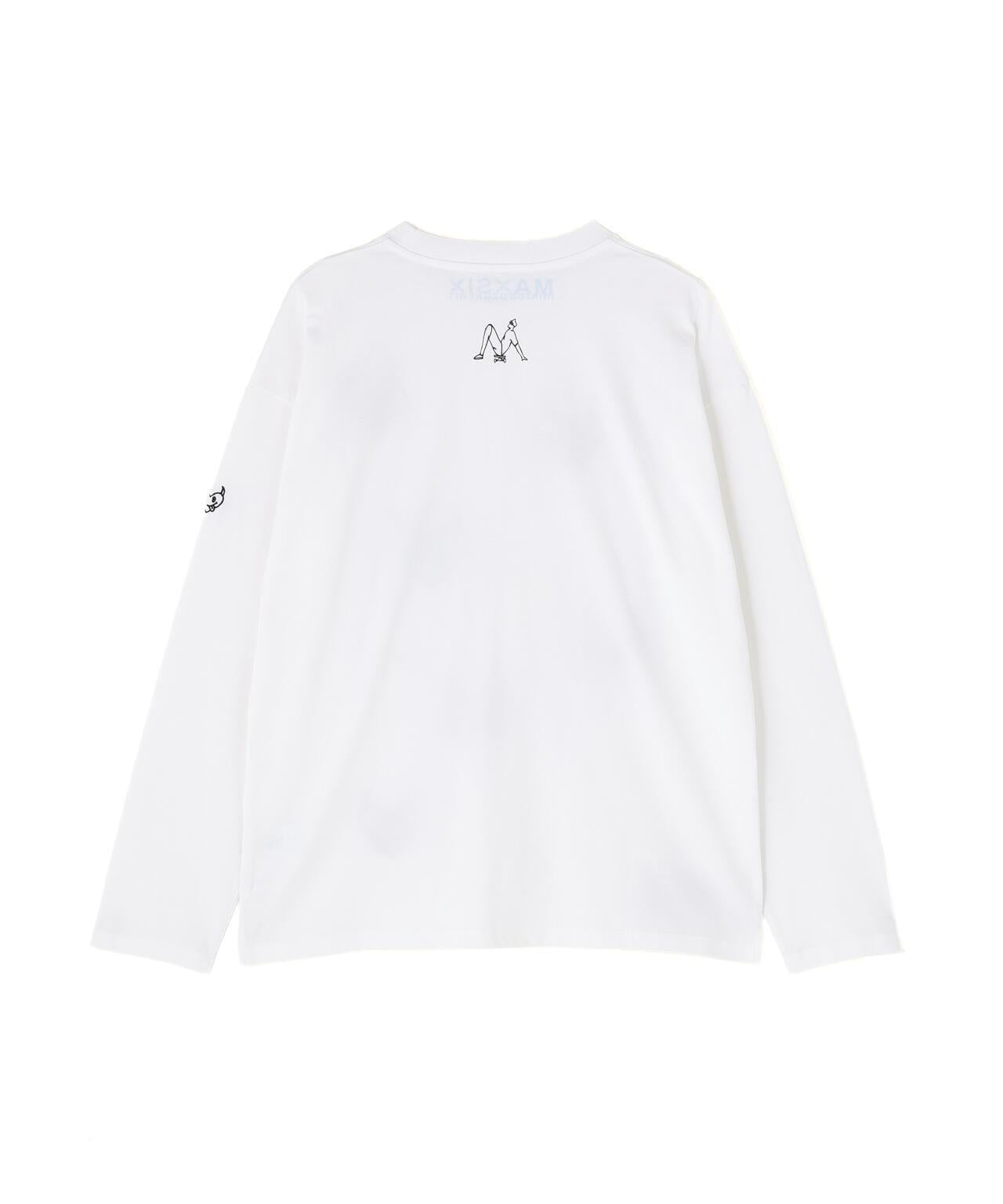 多心形圖案長袖T恤 maxsix MALTI HEART L/S TEE