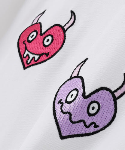 多心形圖案長袖T恤 maxsix MALTI HEART L/S TEE