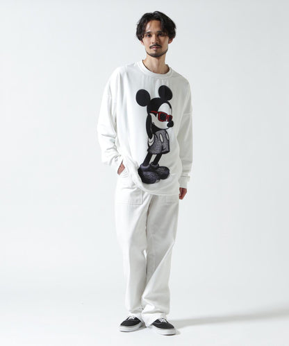 3D 字母立體圖案 SUNGLASS MICKEY 印花 衛衣
