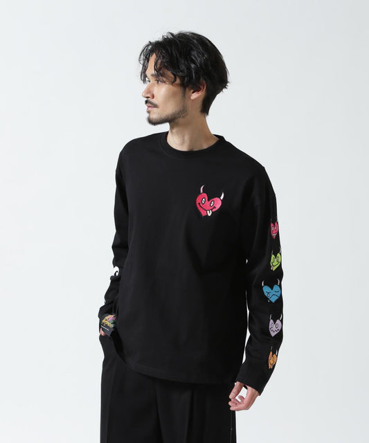 HEART SLEEVES 心形袖設計 長袖T恤