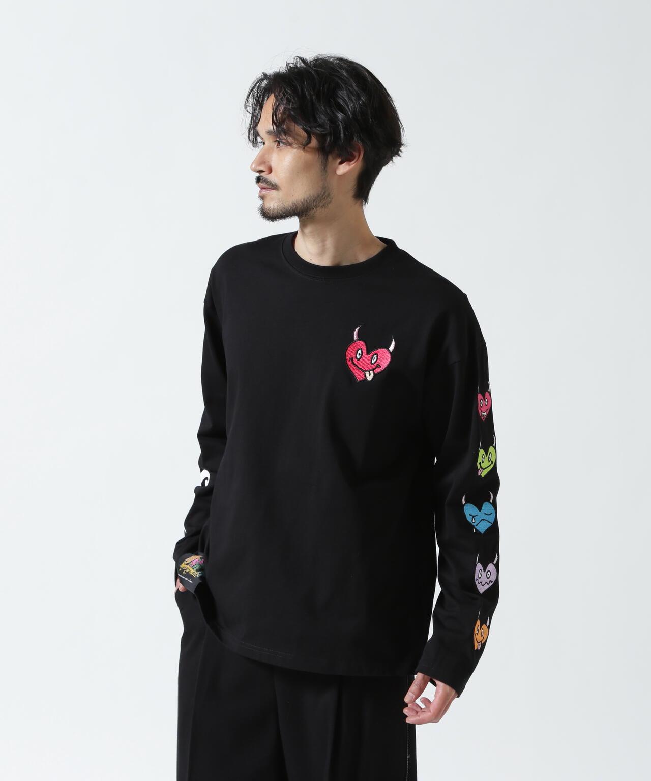 HEART SLEEVES 心形袖設計 長袖T恤