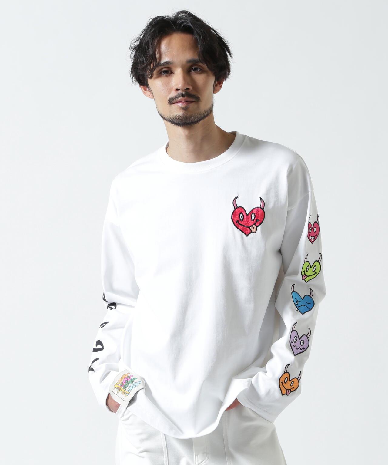 HEART SLEEVES 心形袖設計 長袖T恤