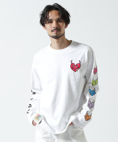 HEART SLEEVES 心形袖設計 長袖T恤