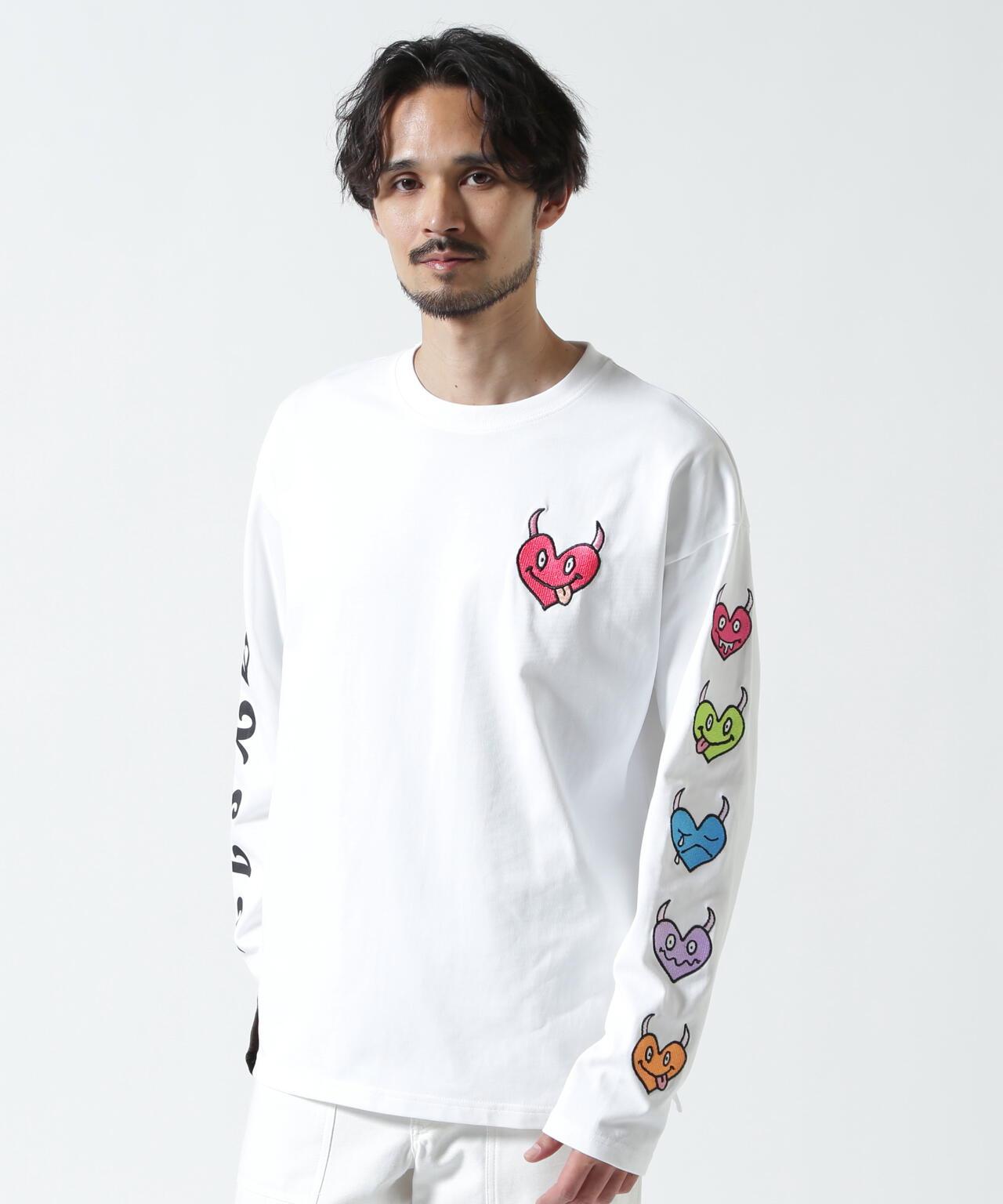 HEART SLEEVES 心形袖設計 長袖T恤