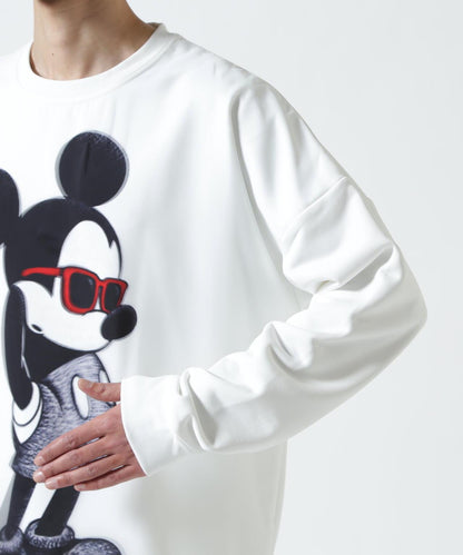 3D 字母立體圖案 SUNGLASS MICKEY 印花 衛衣