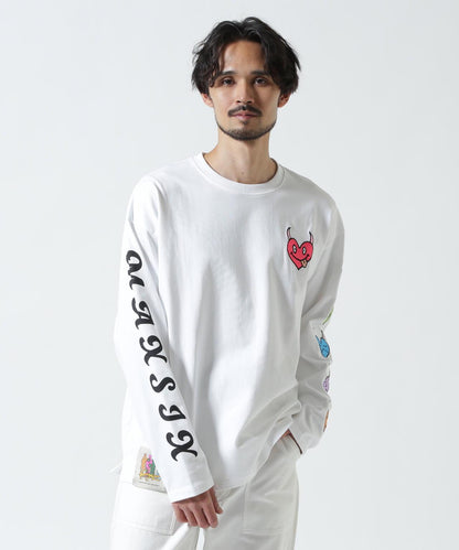 HEART SLEEVES 心形袖設計 長袖T恤