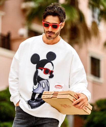 3D 字母立體圖案 SUNGLASS MICKEY 印花 衛衣
