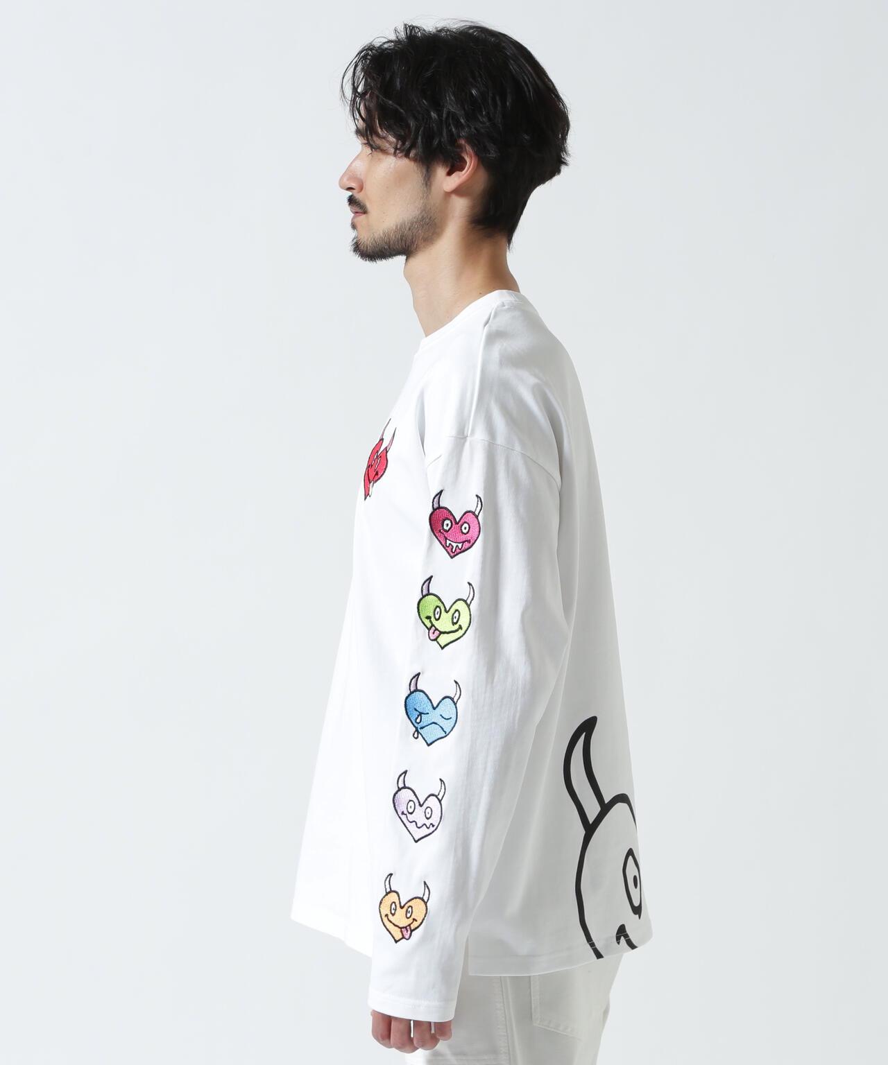 HEART SLEEVES 心形袖設計 長袖T恤