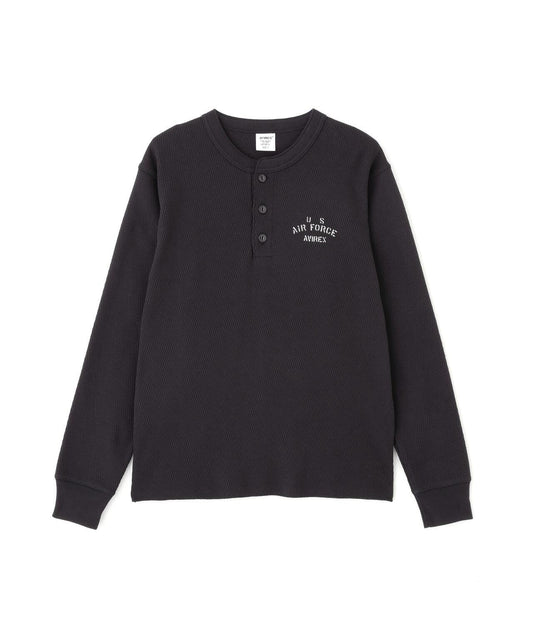 直營店限定 HONEYCOMB HENRY NECK L/S T-SHIRT 長袖T恤