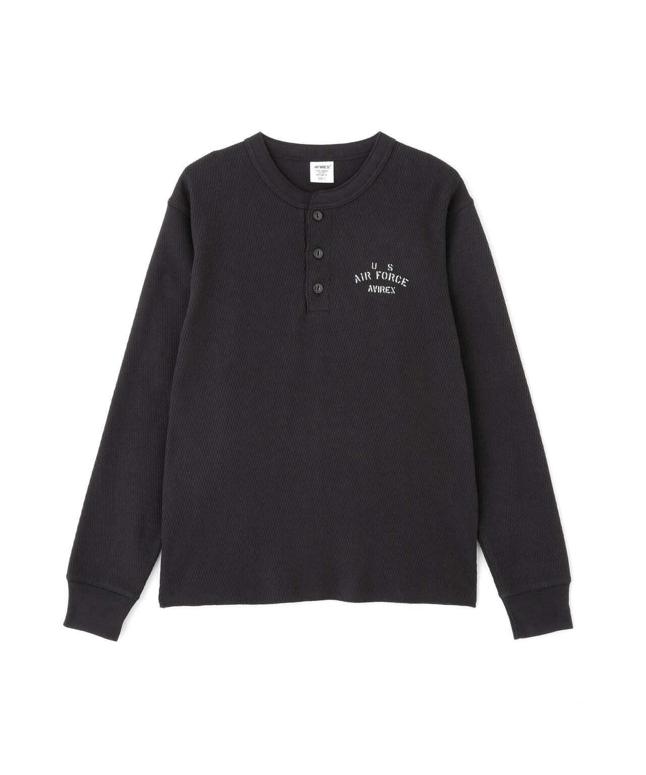 直營店限定 HONEYCOMB HENRY NECK L/S T-SHIRT 長袖T恤