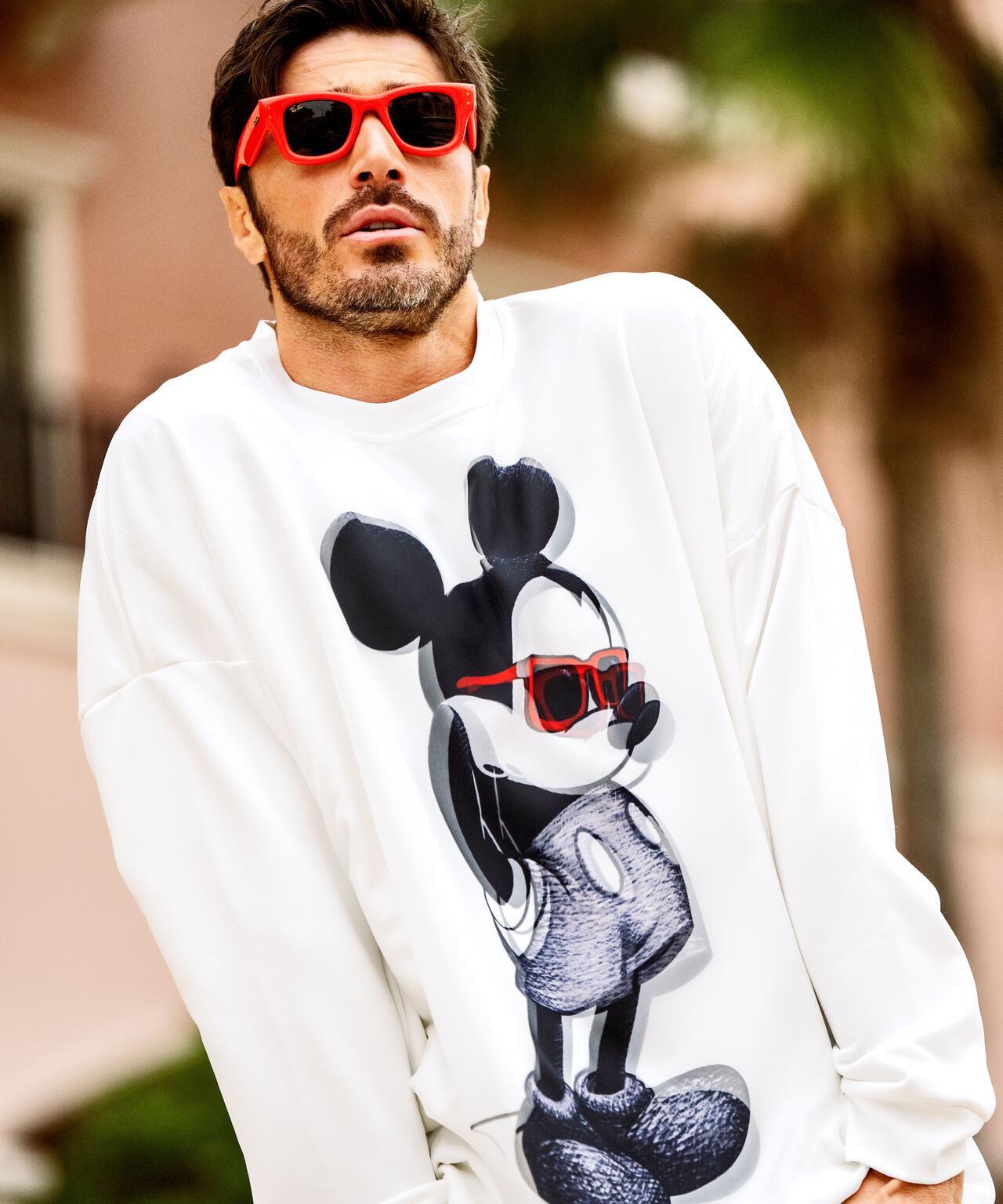 3D 字母立體圖案 SUNGLASS MICKEY 印花 衛衣