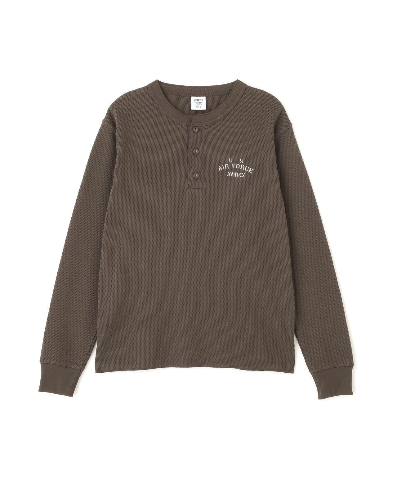 直營店限定 HONEYCOMB HENRY NECK L/S T-SHIRT 長袖T恤