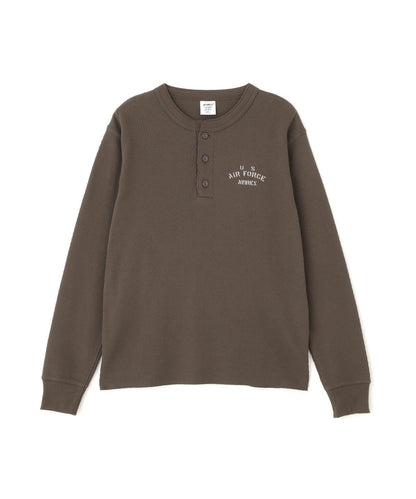 直營店限定 HONEYCOMB HENRY NECK L/S T-SHIRT 長袖T恤