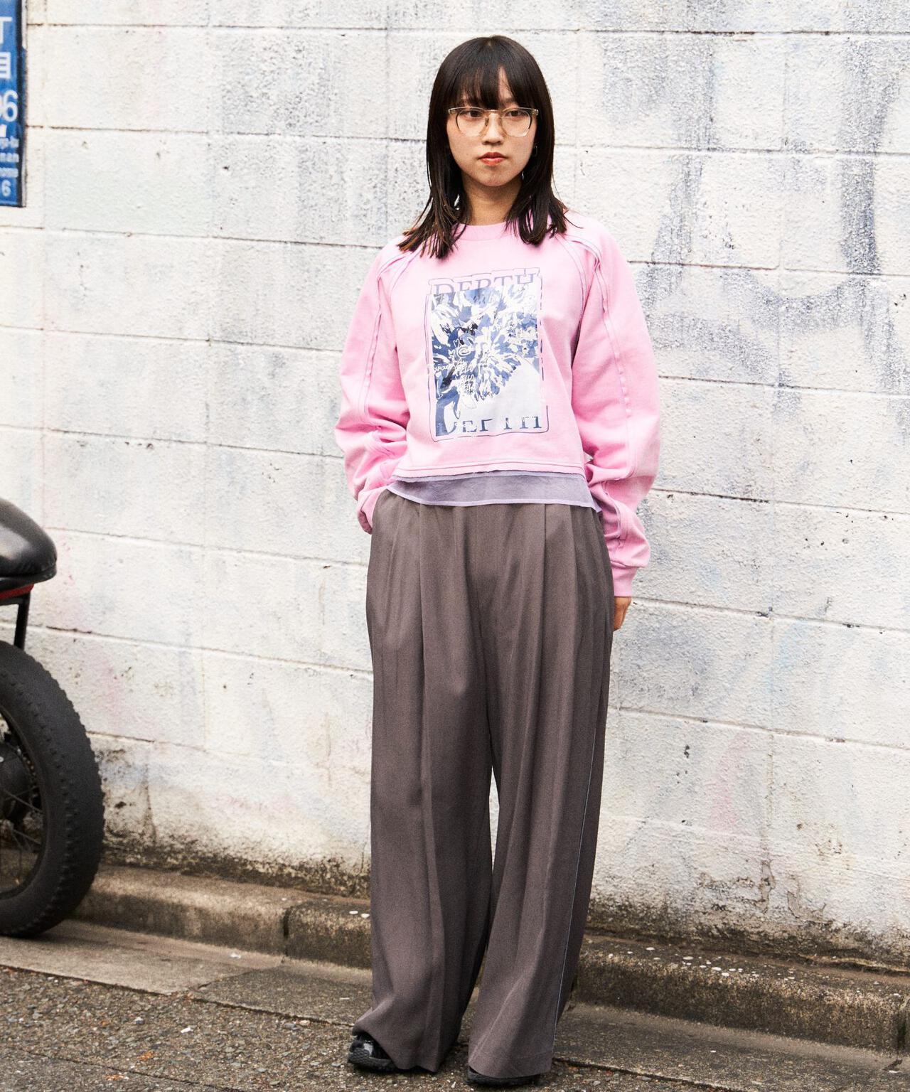 MAISON SPECIAL B’2nd聯名 花卉印花短款衛衣