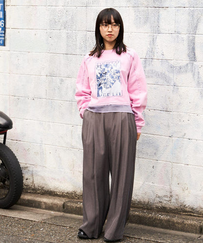 MAISON SPECIAL B’2nd聯名 花卉印花短款衛衣